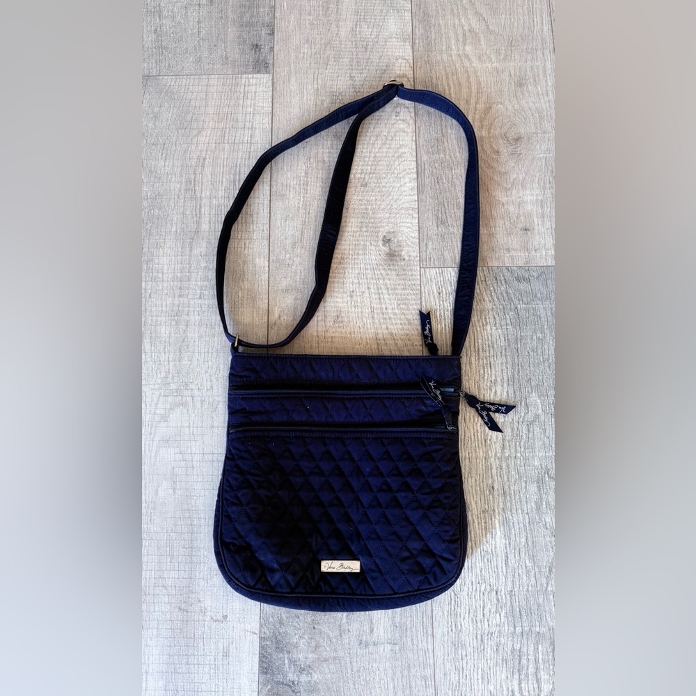 Vera Bradley Navy Quilted Crossbody Bag